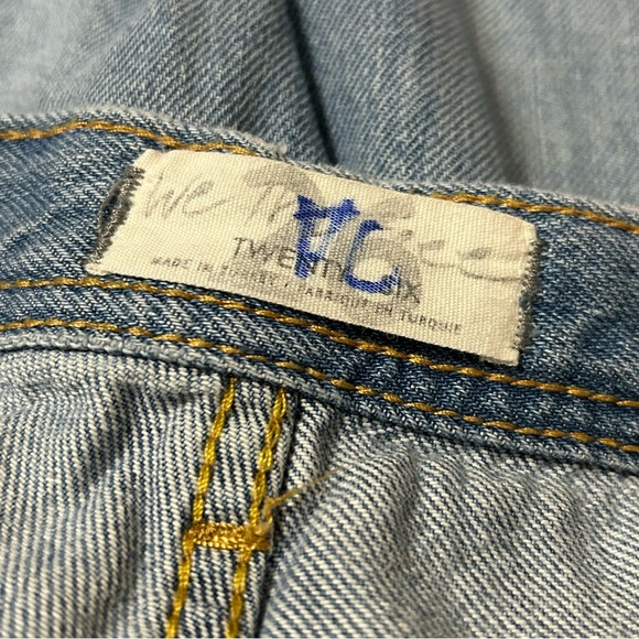 We The Free - Free People Maggie Ripped Crop Straight Jeans - 26 - Picture 6 of 10